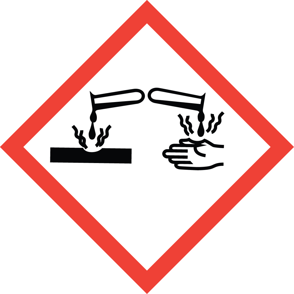chemical safety synbol corrosion