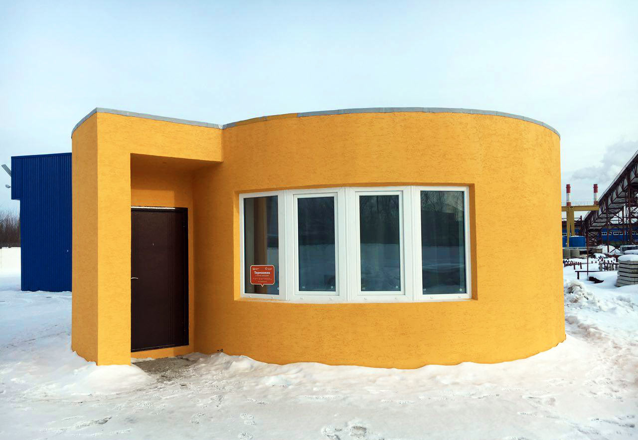 3d printed concrete house