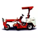 Red Sweeper On White Background Product Shot