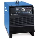 Blue welding machine product image on white background