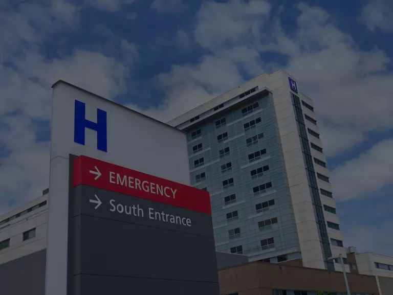 exterior of a hospital