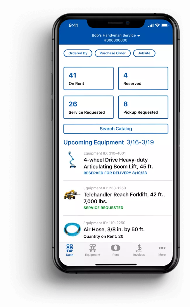 Mobile App shot