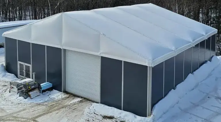 Temporary industrial tent 