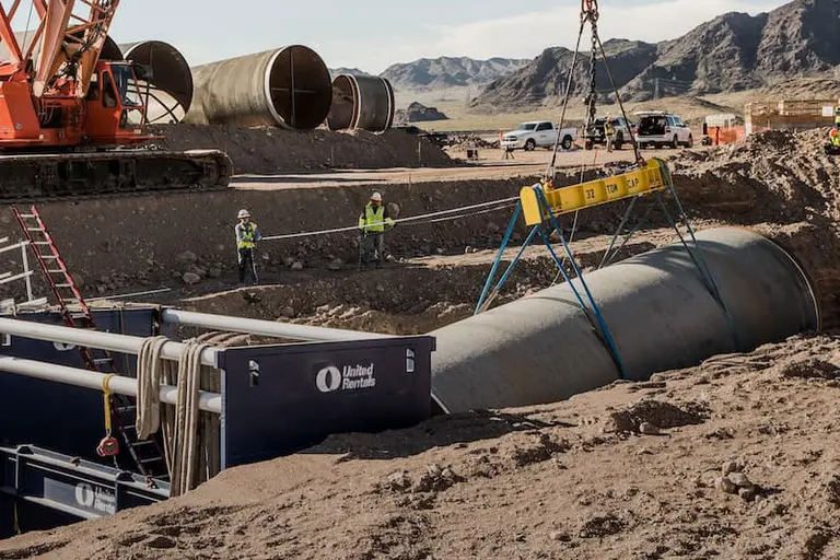 Trench safety jobsite