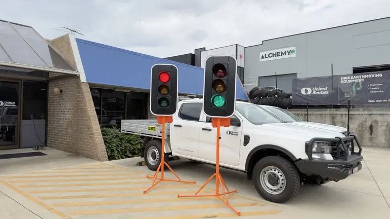 Tripod Traffic Lights