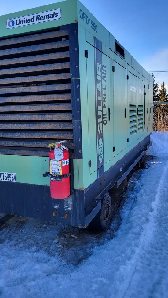 2018 Sullair OFD1550 Air Compressor