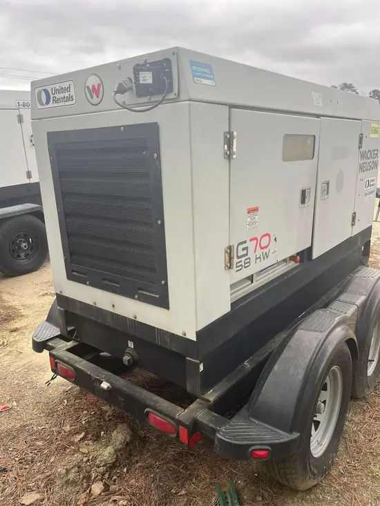 2017 Wacker Neuson G70 T4I Diesel Generator