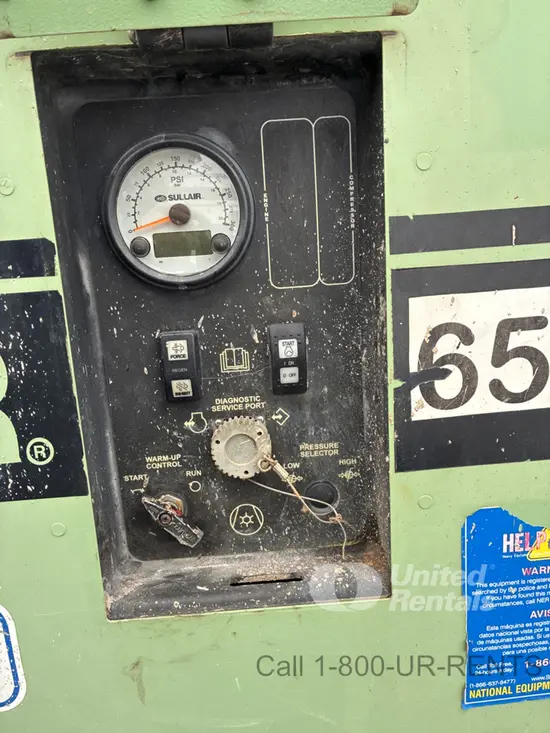 2018 Sullair 185DPQ-KU-T3 Air Compressor