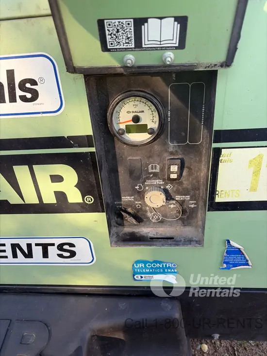 2020 Sullair 185DPQ-KU-T3 Air Compressor