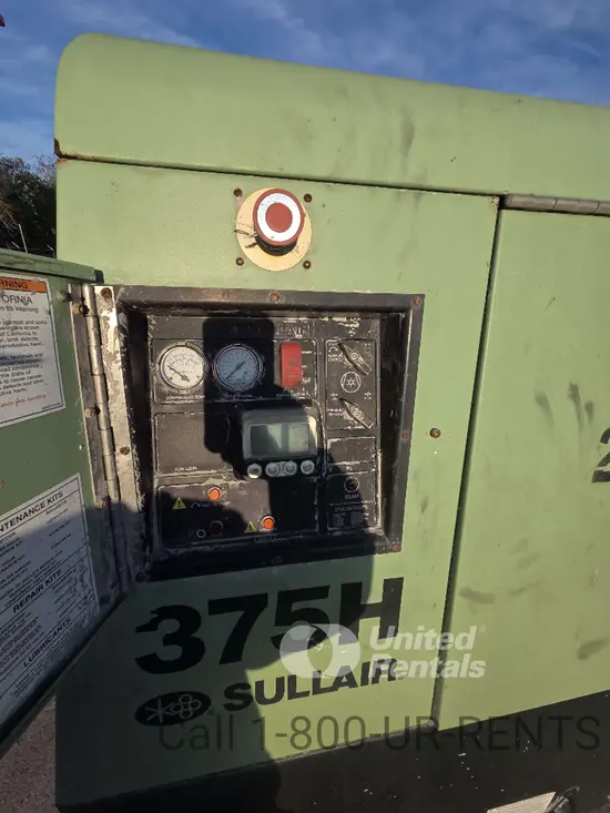 2019 Sullair 375H DPQ-JD3 Air Compressor