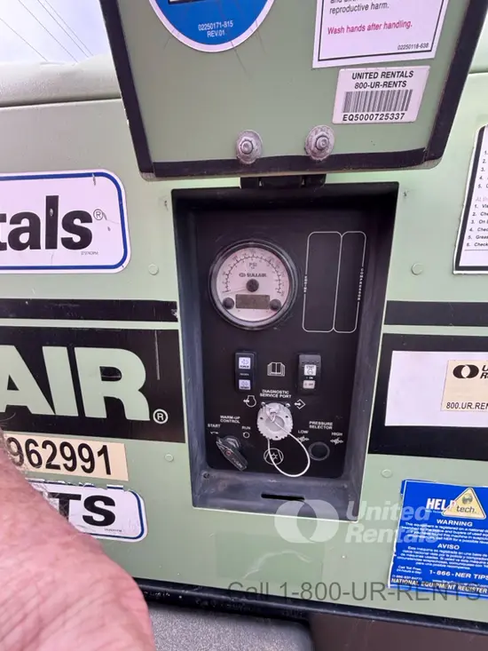 2019 Sullair 185DPQ-KU-T3 Air Compressor