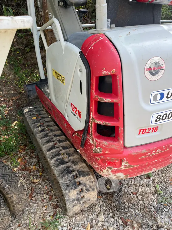 2021 Takeuchi TB216 Mini Excavator
