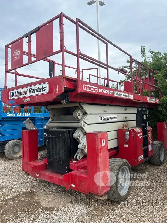 2017 MEC 6092RT Rough Terrain Scissor Lift