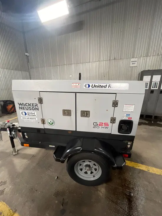2018 Wacker Neuson G25 T4F Diesel Generator