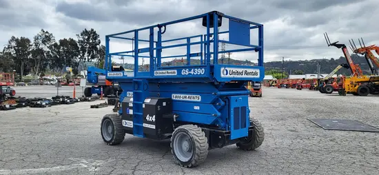 2019 Genie GS-4390 RT Rough Terrain Scissor Lift