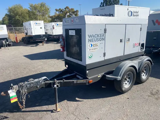 2018 Wacker Neuson G50 T4F Diesel Generator