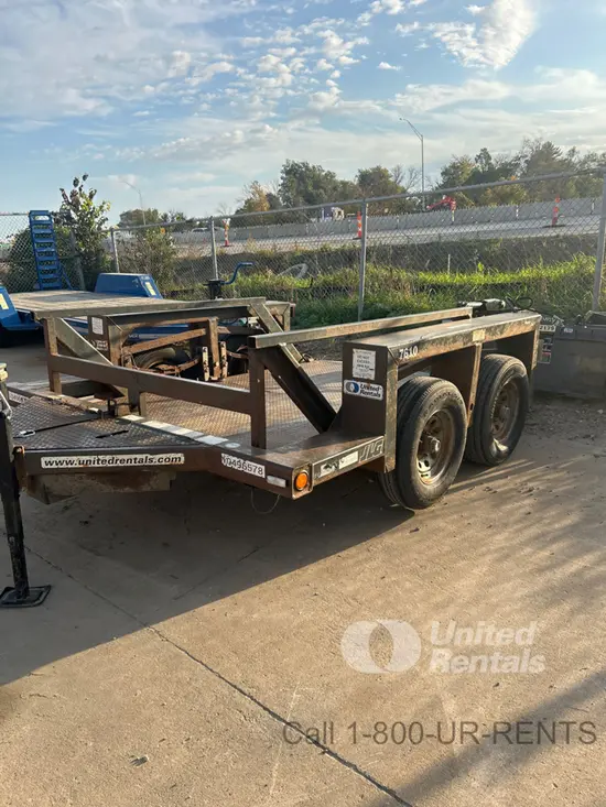2016 JLG 7610 Hydraulic Drop Deck Trailer