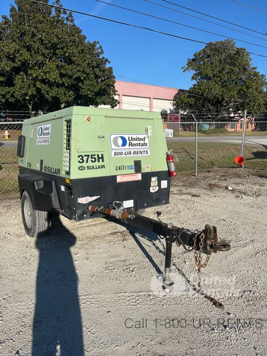 2019 Sullair 375H DPQ-JD3 Air Compressor