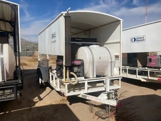 2016 Brock's Trailers 16' COOLING Evaporative Cooling Fan