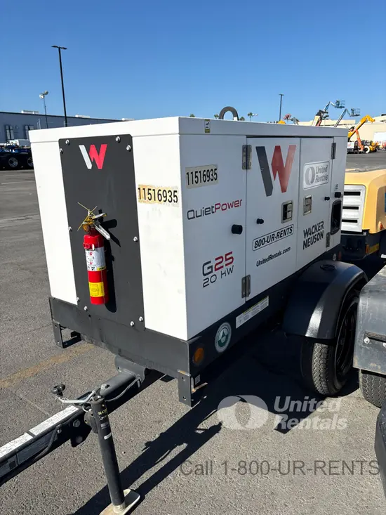 2022 Wacker Neuson G25 T4F Diesel Generator
