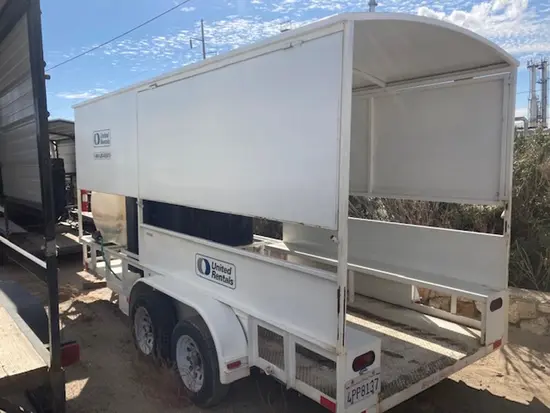 2016 Brock's Trailers 16' COOLING Evaporative Cooling Fan