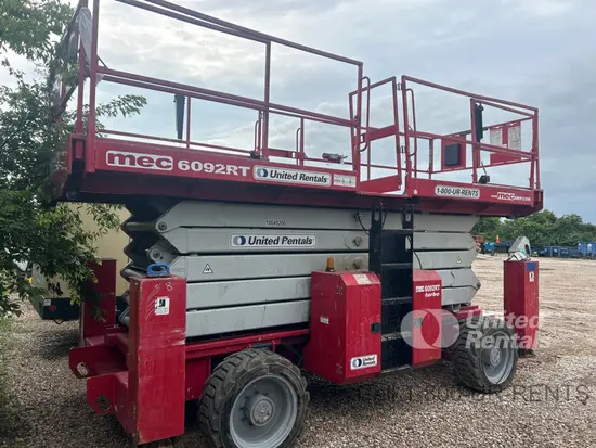 2017 MEC 6092RT Rough Terrain Scissor Lift