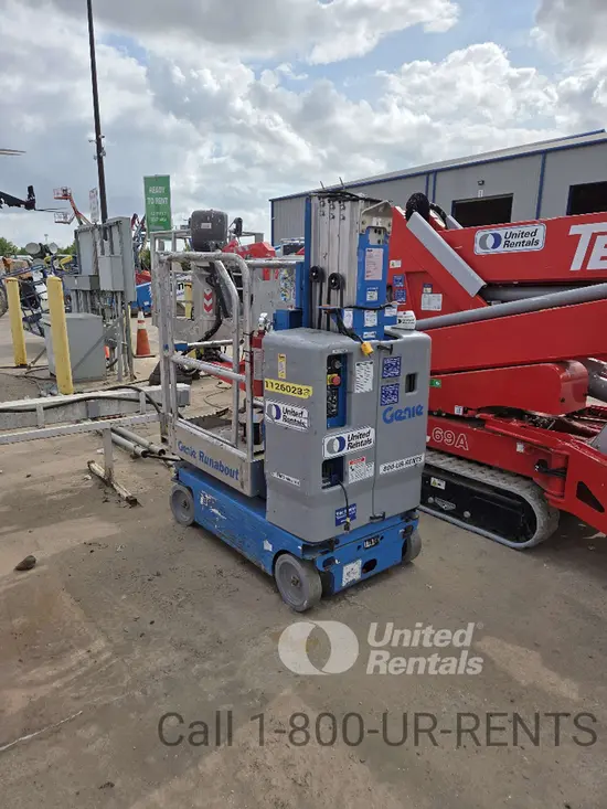 2021 Genie GR-15 Self-Propelled One-Person Lift