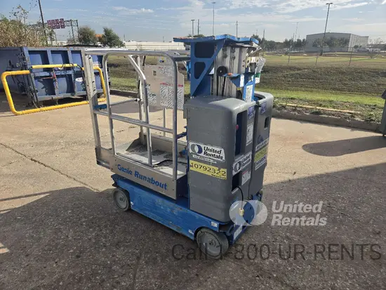 2018 Genie GR-12 Self-Propelled One-Person Lift