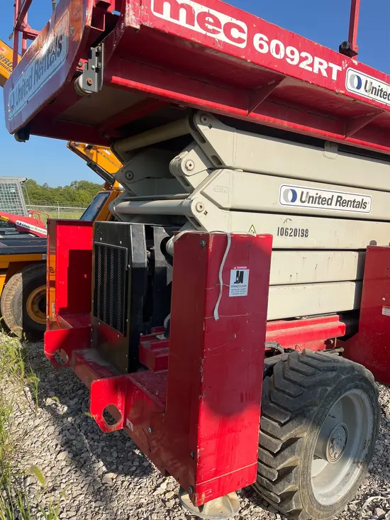 2017 MEC 6092RT Rough Terrain Scissor Lift
