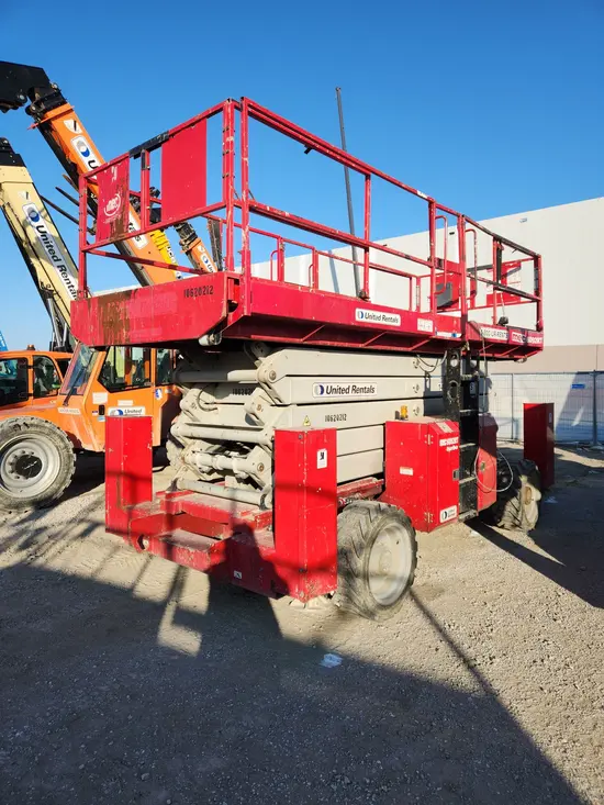 2017 MEC 6092RT Rough Terrain Scissor Lift