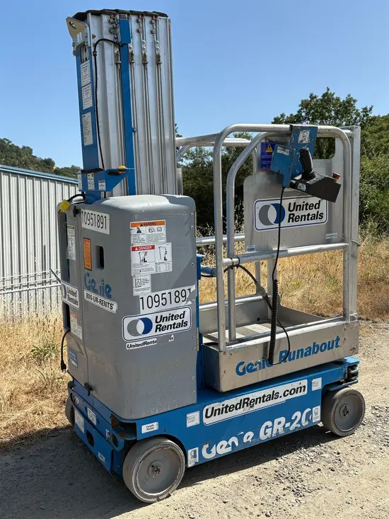 2019 Genie GR-20 Self-Propelled One-Person Lift