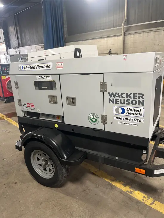 2018 Wacker Neuson G25 T4F Diesel Generator