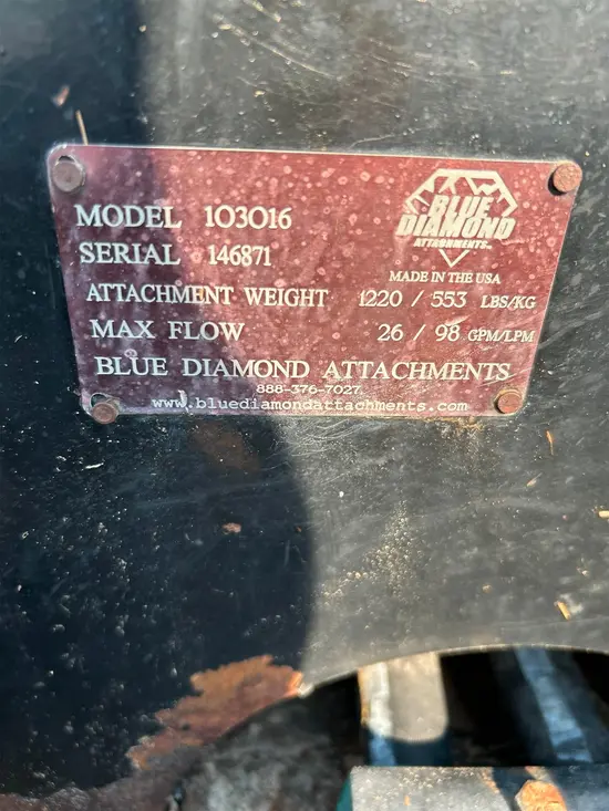 2022 Blue Diamond Attachments 103016 Attachment