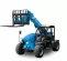 Blue Genie 6,000 lb. telehandler reach forklift with fork lifted