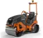 Orange and black Hamm 33-69 in. Ride-on Double Smooth-drum Vibratory Roller