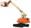 Orange and beige and black JLG 65-70 ft. Telescopic Boom Lift With Tracks, Diesel or Gas/LP