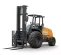 Orange and Black CASE 8,000 lb. Straight Mast Rough Terrain Forklift, 15-22 ft., 4WD