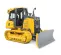 Yellow John Deere 110 HP bulldozer