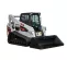 White and red and black BOBCAT 3,400 lb. Compact Track Loader