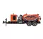 Red and orange DITCHWITCH 750-1,000 Gal. Vacuum Excavator Trailer, 1,025 CFM