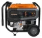 Orange and black GENERAC 8,000-8,400 W Portable Generator, Gas
