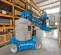 Blue and grey GENIE 26 ft. Vertical Mast Boom Lift, Electric