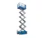 Blue and grey GENIE 30-35 ft. Scissor Lift, Electric, Wide