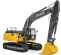 Yellow and gray JOHNDEERE 67,000-68,000 lb. Excavator