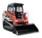 Red and black and white TAKEUCHI 2,000-2,400 lb. Compact Track Loader