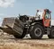 Orange and beige JLG variable reach forklift