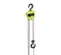 Yellow and black and silver AMH Manual Chain Hoist, 1/2 Ton