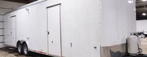 5 station laundry trailer