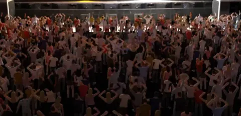 Crowd of people at an outdoor event