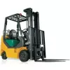 yellow 5000 lb warehouse forklift